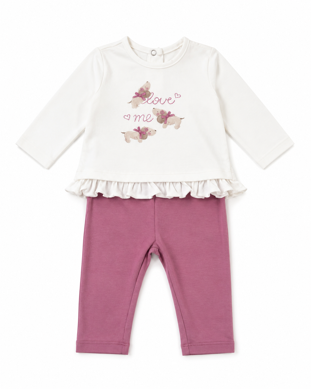 Completo neonata due pezzi